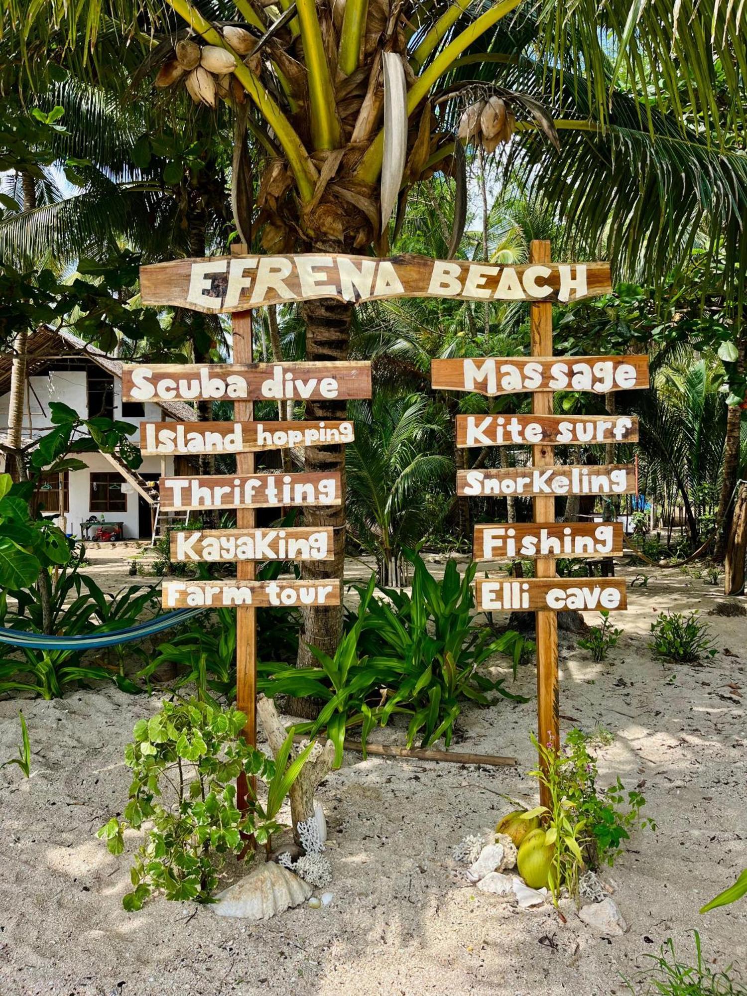 Efrena Agro Tourism Beach 爱妮岛 外观 照片